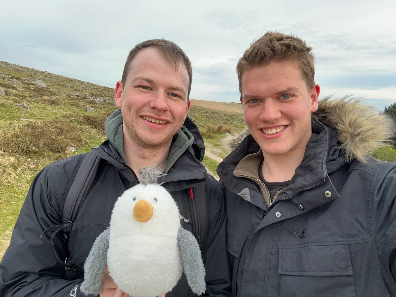 Two members of Yanna and the RTRDS on Dartmoor
